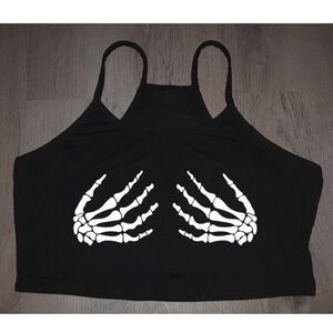 Gothic crop top